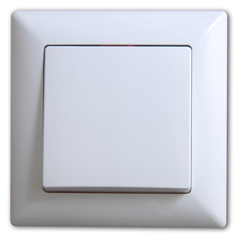 Günsan Visage Moderner minimalistischer Ein/Aus Schalter Weiss - Lichtschalter