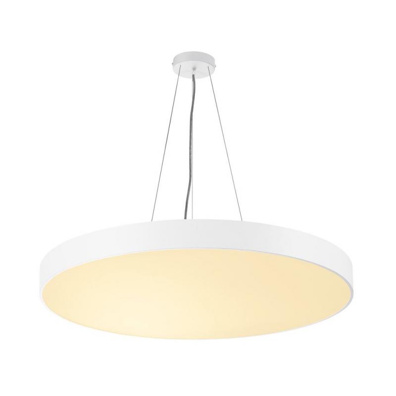 Nur noch angezeigter Bestand verfügbar:    Große MEDO LED Deckenleuchte 90cmØ 120W Warmweißes Wohnlicht SLV 135171