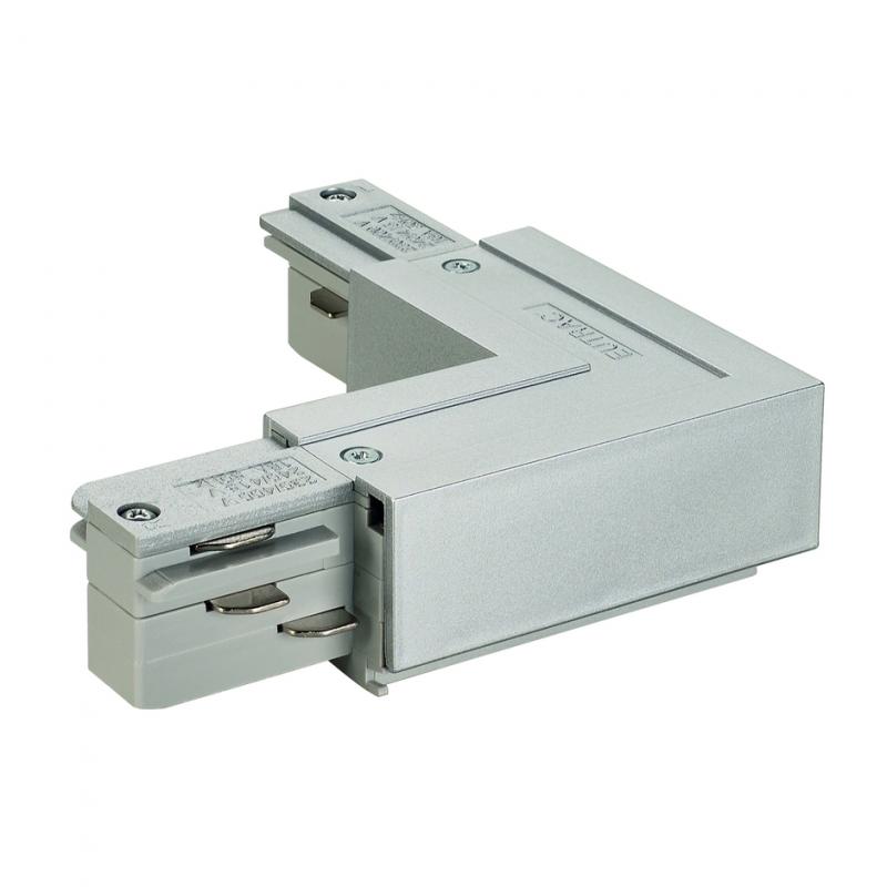 SLV 145674 EUTRAC L-Verbinder Erde aussen, silbergrau
