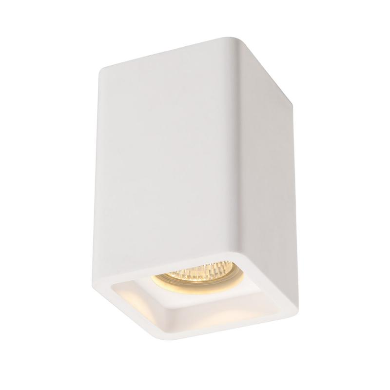 SLV 148004 PLASTRA QPAR51 LED Deckenleuchte GU10 weiß Gips eckig IP20