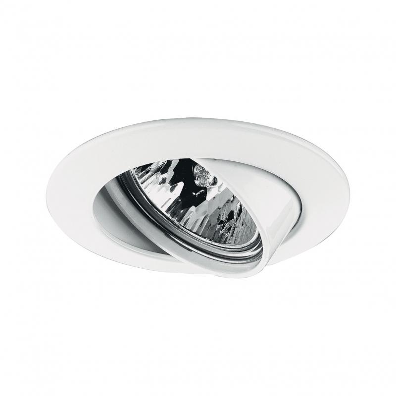 Paulmann 17953 Premium Einbauleuchte schwenkbar max. 50W 12V GU5.3 Weiß