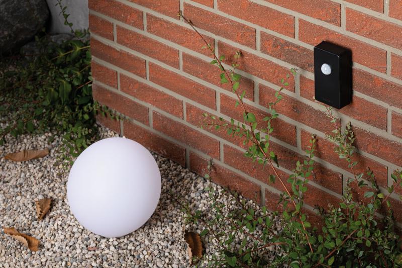 Paulmann Plug & Shine Funksteuerung mit Dämmerungssensor und Bewegungsmelder – ZigBee IP44 Anthrazit