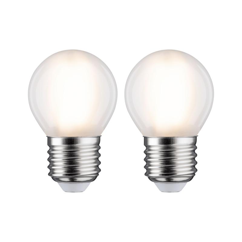 Paulmann 28639 LED Fil 2er Tropfen 470lm E27 2700K matt 5W