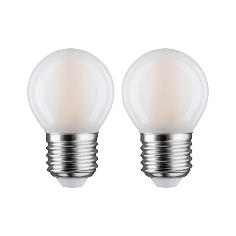 Paulmann 28639 LED Fil 2er Tropfen 470lm E27 2700K matt 5W
