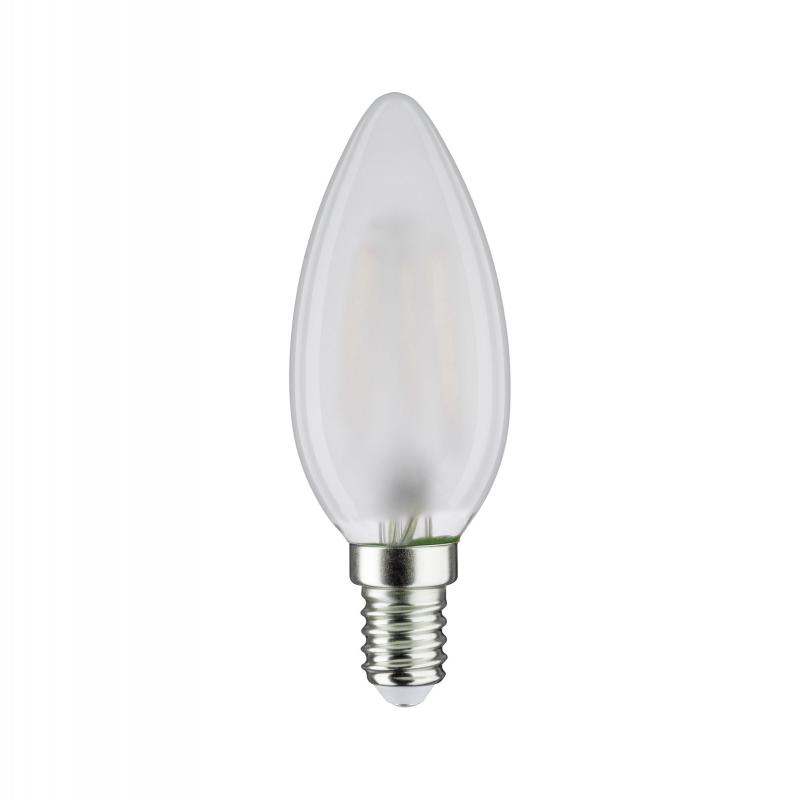 Paulmann 28760 LED Filament Kerze E14 6500K 5W wie 40w matt dimmbar Tageslichtweißes Licht