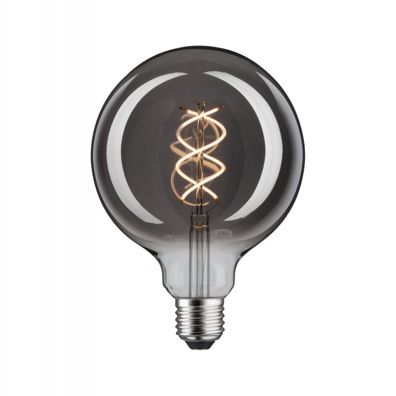 Paulmann 28860 Vintage E27 dimmbare retro Filament LED Globe Rauchglas 4W extra warmweiß