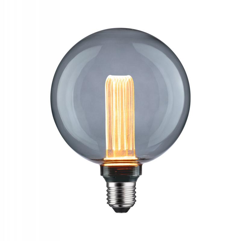 Paulmann 28876 Inner Glow Edition E27 retro vintage LED Globe Arc 3,5W extra warmweiß Rauchglas
