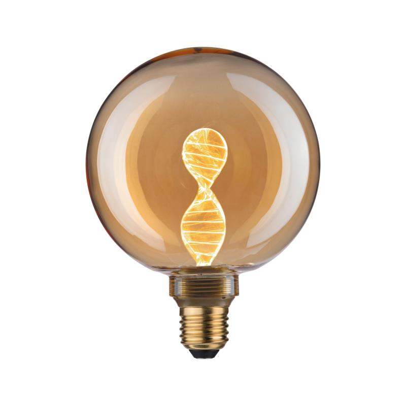 Paulmann 28881 Inner Glow Edition E27 retro vintage LED Globe Helix 3,5W extra warmweiß Gold