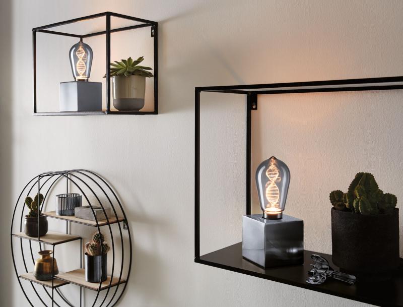 Paulmann 28886 Inner Glow Edition E27 LED Kolben Helix 3,5W extra warmweiß Rauchglas