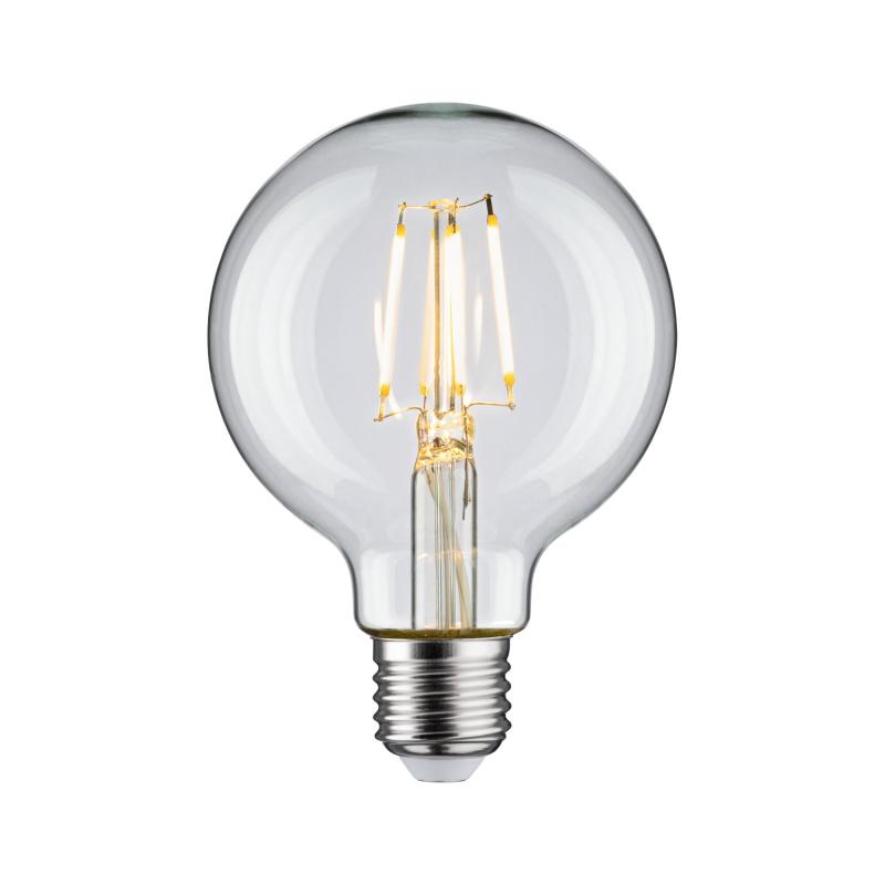 Paulmann 28954 Filament E27 LED Globe retro G80 4,8W warmweiß Klar