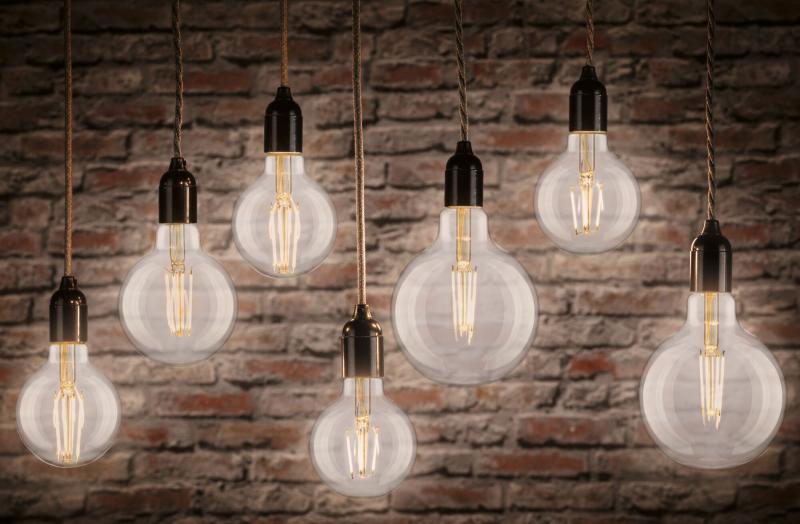 Paulmann 28954 Filament E27 LED Globe retro G80 4,8W warmweiß Klar