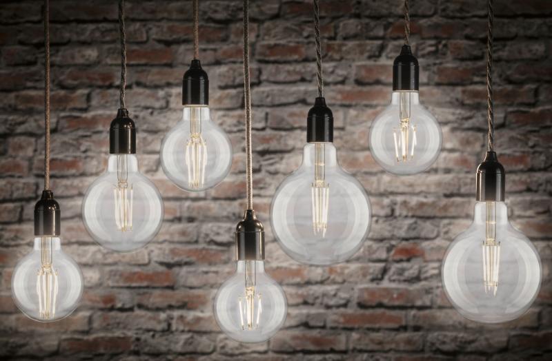 Paulmann 28958 Filament E27 LED Globe retro G95 7,5W neutralweiß Klar