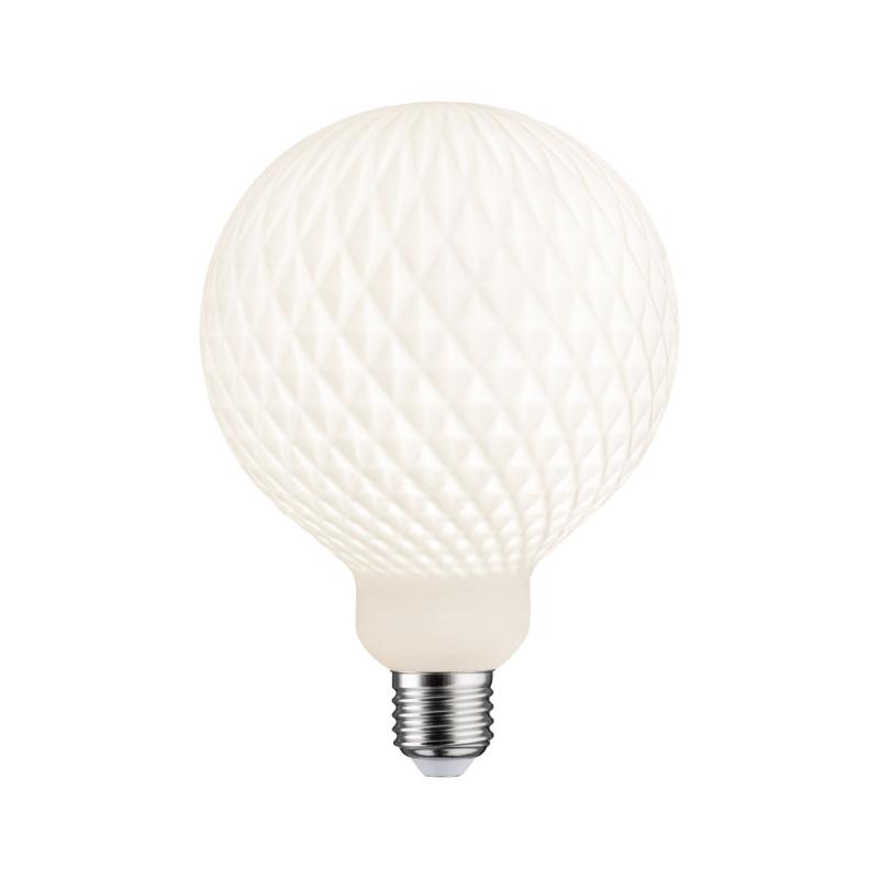Paulmann 29077 White Lampion Filament 230V LED Globe G125 E27 400lm 4,3W 3000K dimmbar Weiß