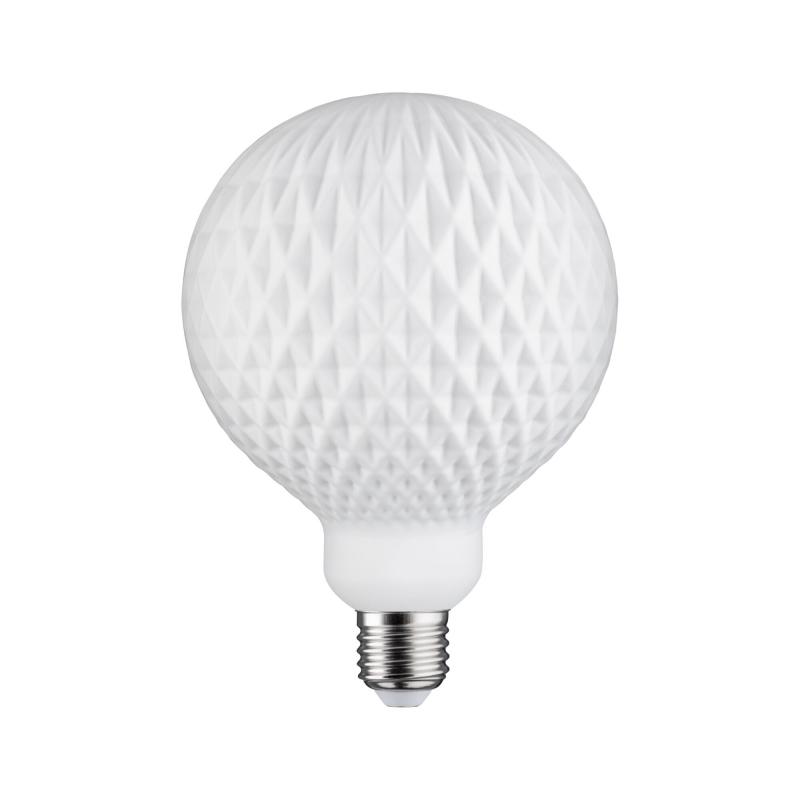 Paulmann 29077 White Lampion Filament 230V LED Globe G125 E27 400lm 4,3W 3000K dimmbar Weiß