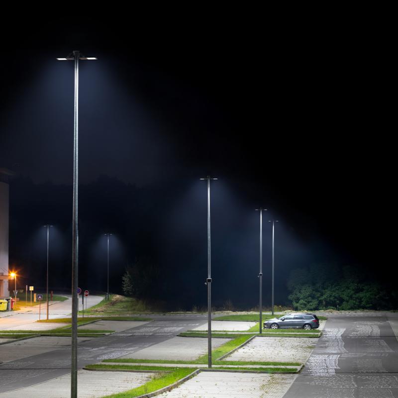 LEDVANCE FLOODLIGHT FLEX ASYMMETRIC 55x120 – 250W Hochleistungs LED Fluter für professionelle Außenbeleuchtung 4000K