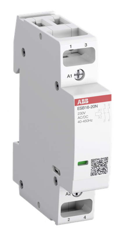 ABB ESB16-02N-02 Installationsschütz 16 A, 0S/2Ö, 42 V AC/DC