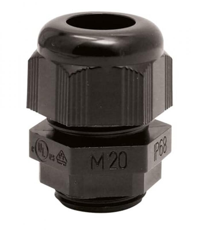 ABB F8032550 SIB-TEC Kabelverschraubung M25, Schwarz, PA6, langes Gewinde Ø8-14mm