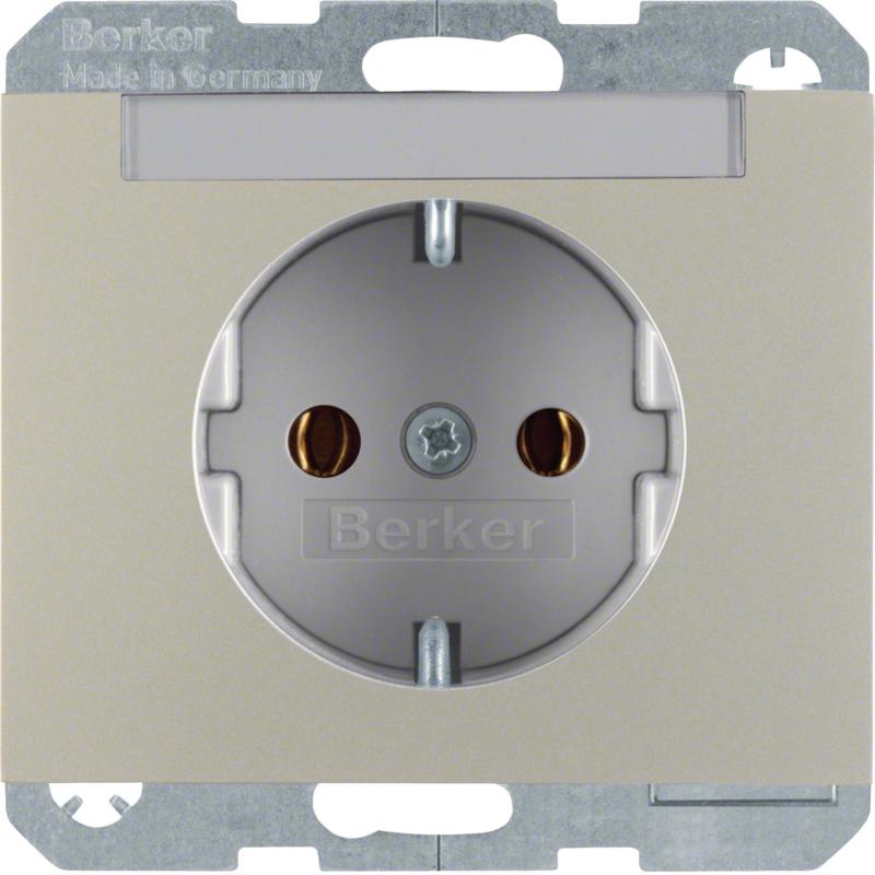 Berker 47397004 Steckdose SCHUKO m BF K.5 edelstahl la