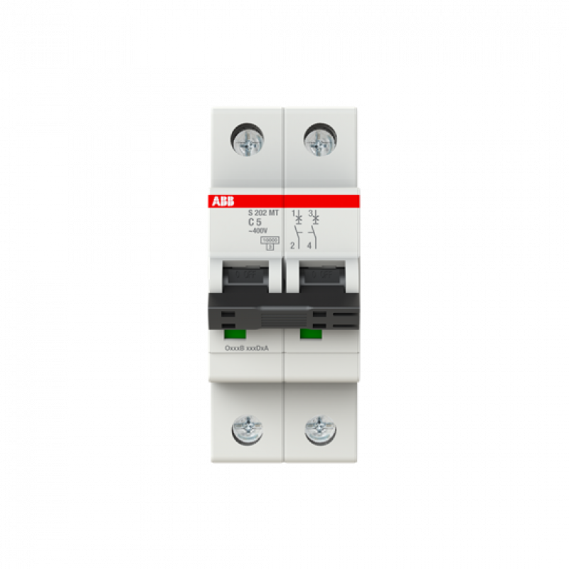 ABB S202MT-C5 Sicherungsautomat C-Char., 10kA, 5A, 2P