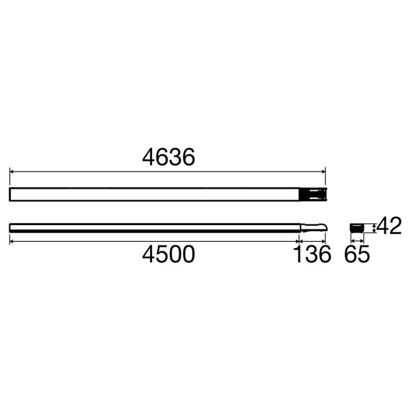 SLV 1009238 EASYLIGHT BC 4500 Blind Cover 5-polig 2,5mm² WH Lichtbandsystem Zubehör