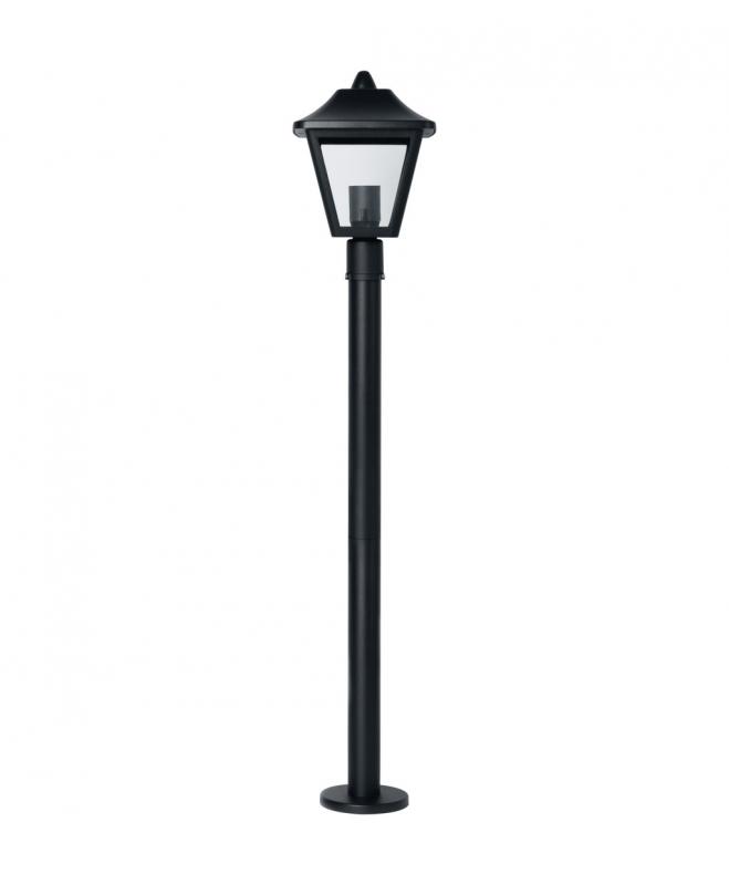 LEDVANCE Wegeleuchte Endura Classic Tradition ALU 1000 E27 BK IP44