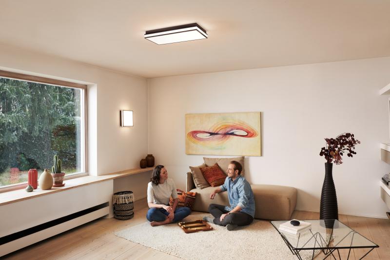 LEDVANCE SMART+ WIFI Orbis Magnet 30 x 30 Deckenleuchte schwarz TW