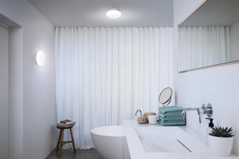 LEDVANCE SMART+ WiFi ORBIS WALL AQUA LED-Wand-/Deckenleuchte 12W 850lm 3000–6500K Tunable White IP44 dimmbar