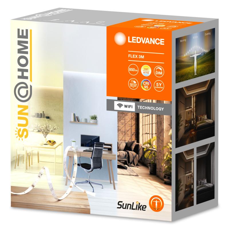 LEDVANCE SUN@HOME SMART+ WIFI NEON FLEX LED-Steifen 3 Meter TW IP44 Verbesserung allgemeines Aktivitätsniveau