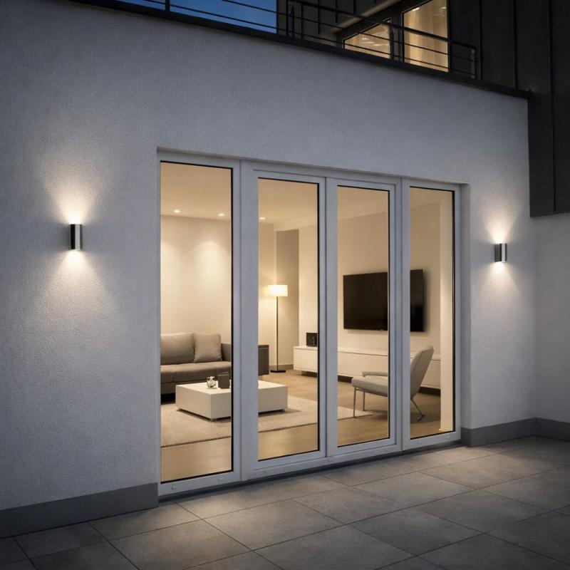 OSRAM Up&down Außenwandleuchte Endura Classic Itys in Dunkelgrau - einfache Installation, indirekte Beleuchtung, IP65