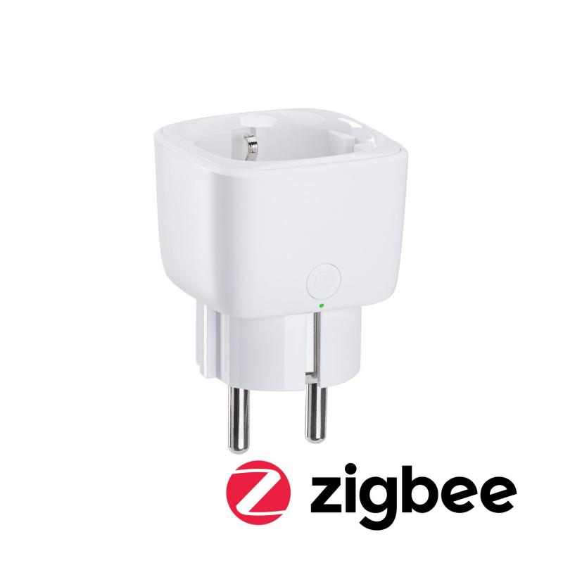 Paulmann Smart Plug ZigBee Schuko Stecker 230V 16A max 3500W Weiß Kunststoff 50131