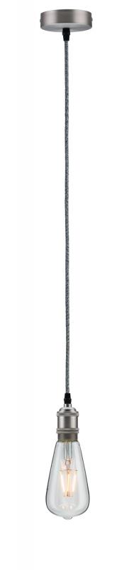 Paulmann 50385 Neordic Eldar Pendelleuchte max1x20W E27 Grau/Nickel