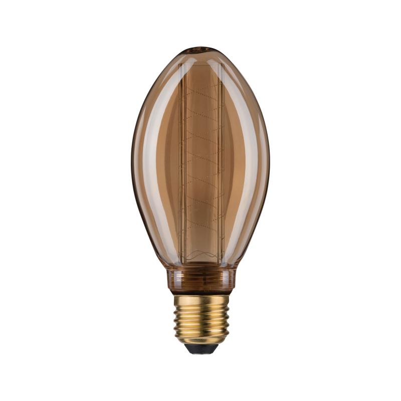 Paulmann 5072 Bundle 2xLED Lampen Inner Glow spiral 4W wie 25W E27 gold 1800K extra warmweißes Licht