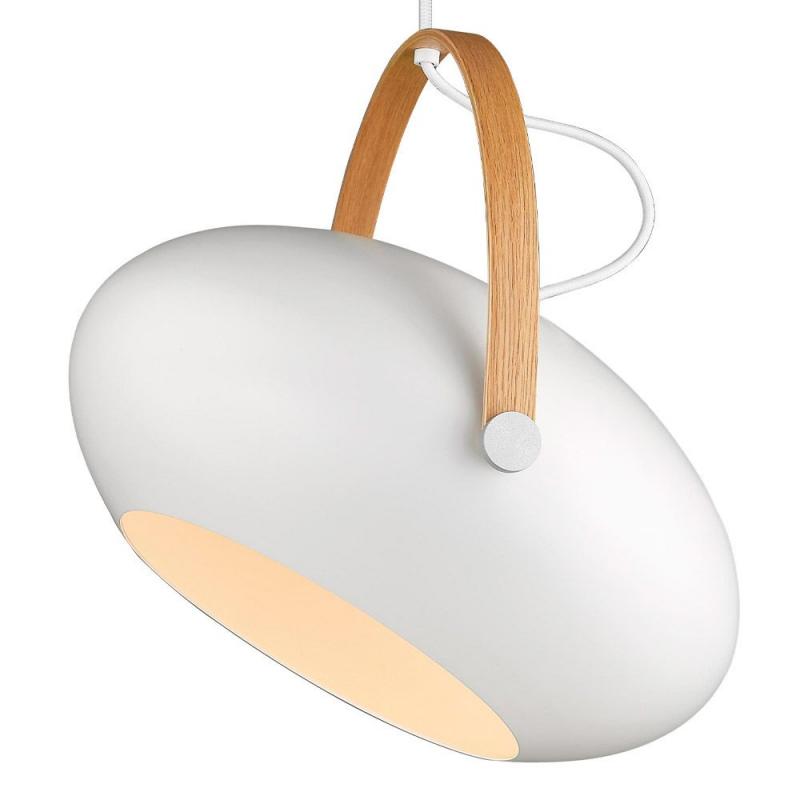 Halo Design Schwenkbare Pendelleuchte DC Weiß/Eiche Ø40cm