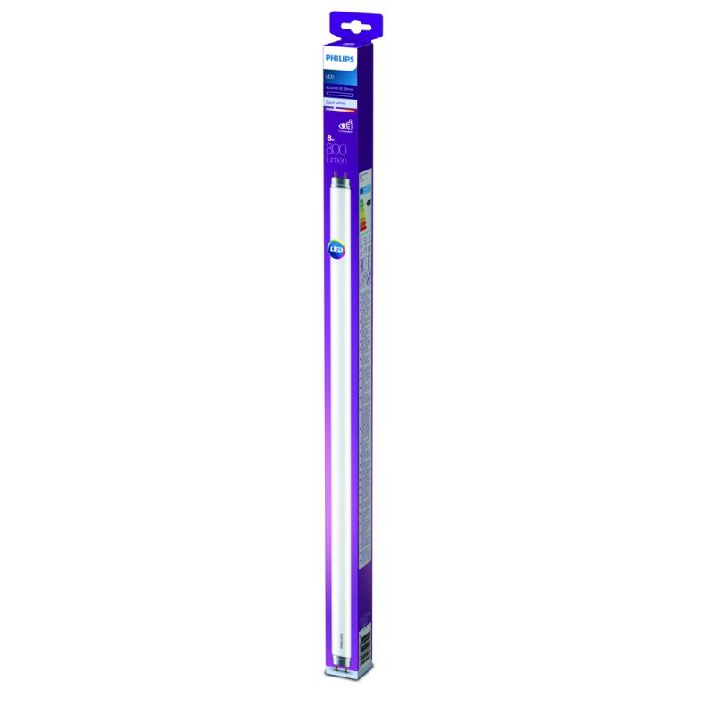 Philips LED-Röhre T8 G13 600 mm 8 W 840 800 lm 4000 K Kaltweiß für KVG/VVG und 230 V inkl. Ersatzstarter