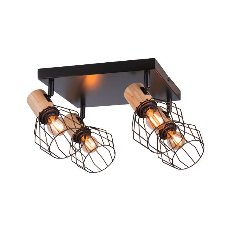 Paulmann 66769 Deckenstrahler Lanka E14 modern 20W dimmbar Schwarz