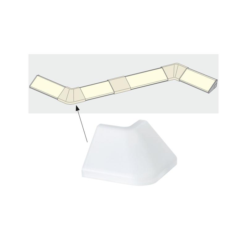 Paulmann 70265 Function Delta Profil Outside Corner 2er Pack Satin