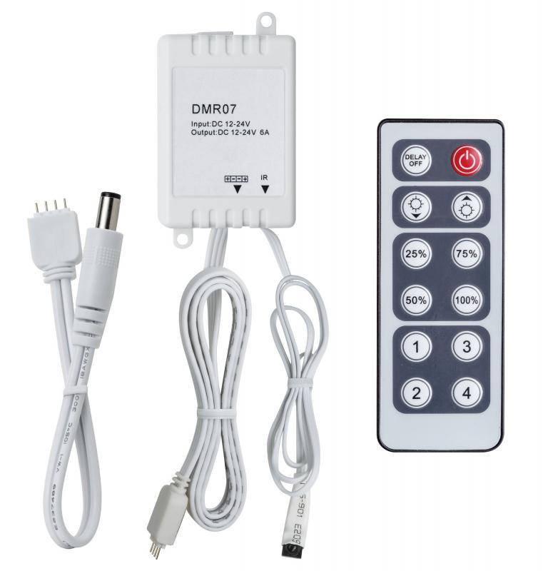 Paulmann 70461 Function YourLED Dimm/Switch Controller 12V DC mit IR Fernbedienung