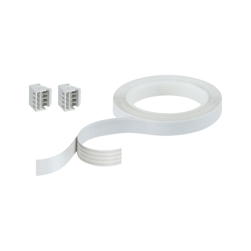 Paulmann 70486 Function YourLED Flat-Connector 300cm inkl. Verbinder Weiß