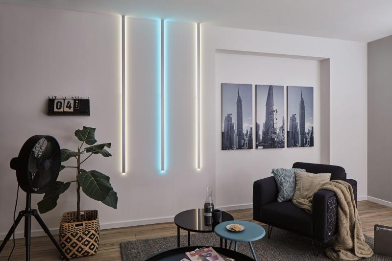 Paulmann 70519 Function Duo Profil Set 200cm inkl 3 Clips + Diffusor Alu elox Alu