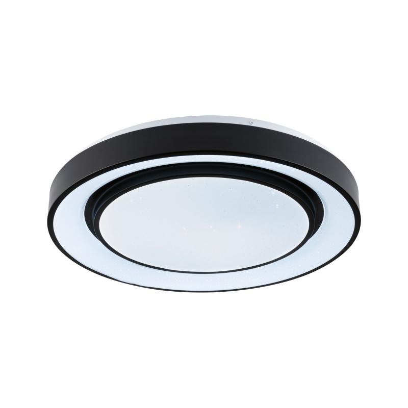 Paulmann 70545 LED Deckenleuchte Rainbow mit Regenbogeneffekt 38,5W dimmbar Schwarz/Weiß