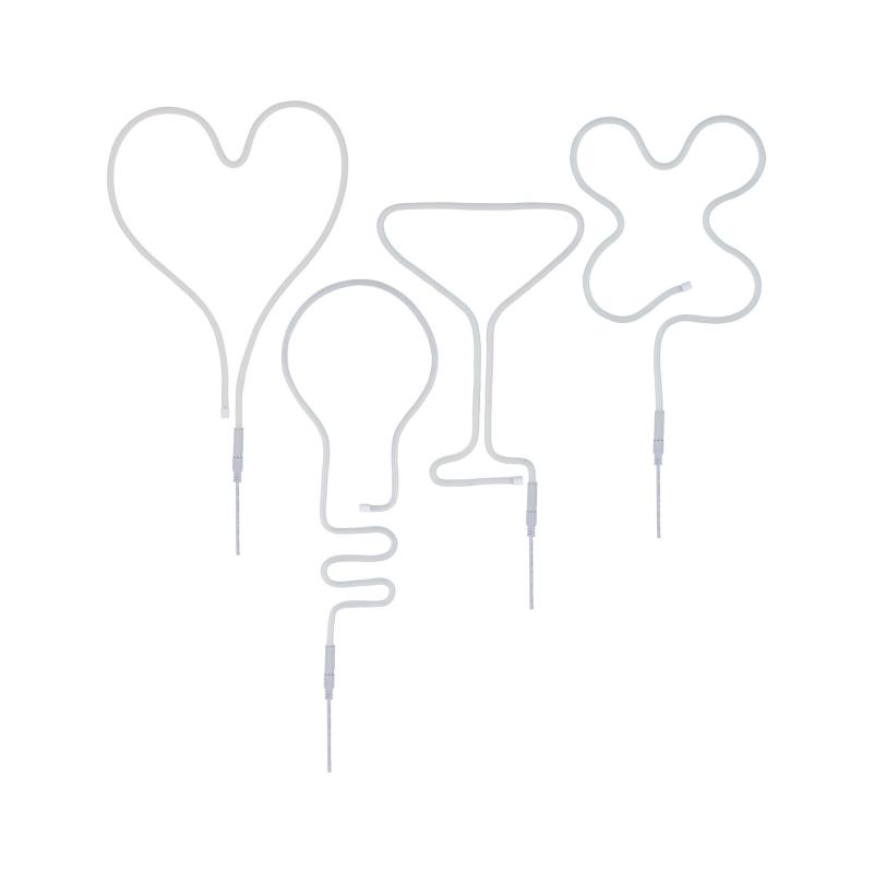 Paulmann 70558 Neon Colorflex USB Stripe mixed box 4x1m blue orange pink green 4x5W 5V