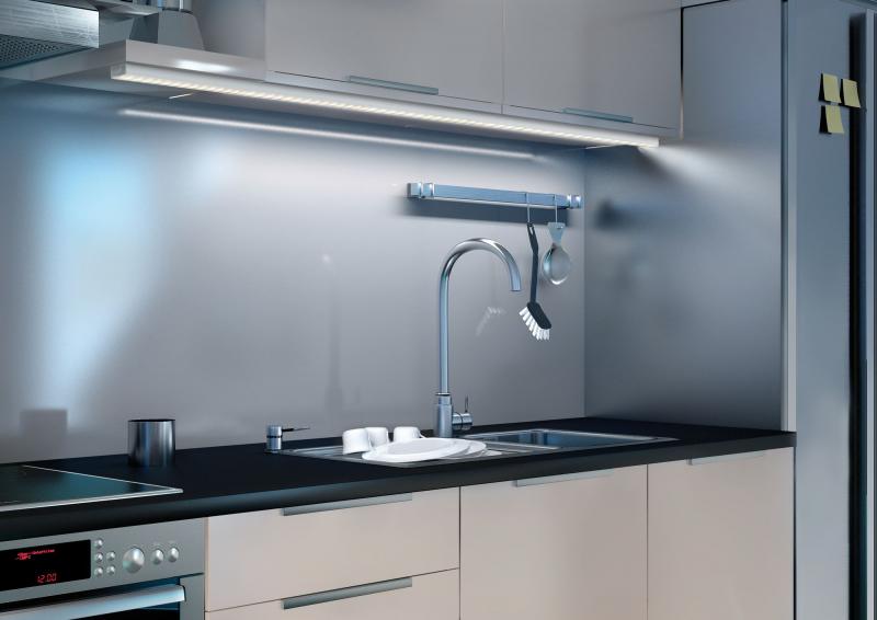 LED-Streifen Profilleiste Square 100cm Alu eloxiert Satin Paulmann 70809