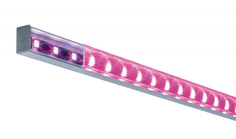 Profilleiste für LED-Streifen Square 2 Meter Aluminium eloxiert Satin Alu Paulmann 70810