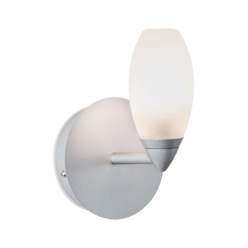 Paulmann 70838 Carina Badezimmer Wandleuchte G9 Chrom matt/Satin Metall/Glas