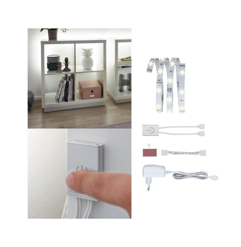 Paulmann 70954 Function YourLED Eco Comfort Set Touch Sensor 1m 3000K 2.4W 12V DC Weiß