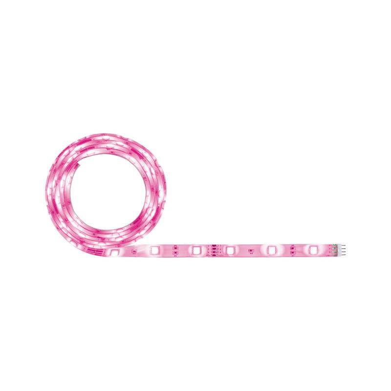 Paulmann 70960 Function SimpLED Strip 1.5m RGB Komplettset 12W 230/12V DC Weiß Metall