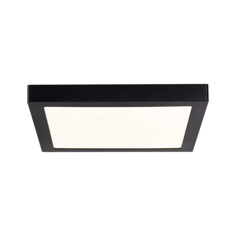 Paulmann Abia LED-Panel 22W 2200 lm 2700K warmweiß nicht dimmbar 300 x 300 mm schwarz matt
