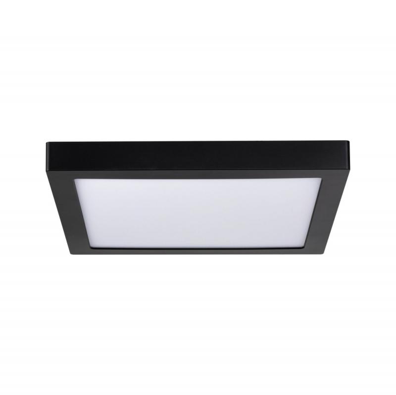 Paulmann Abia LED-Panel 22W 2200 lm 2700K warmweiß nicht dimmbar 300 x 300 mm schwarz matt