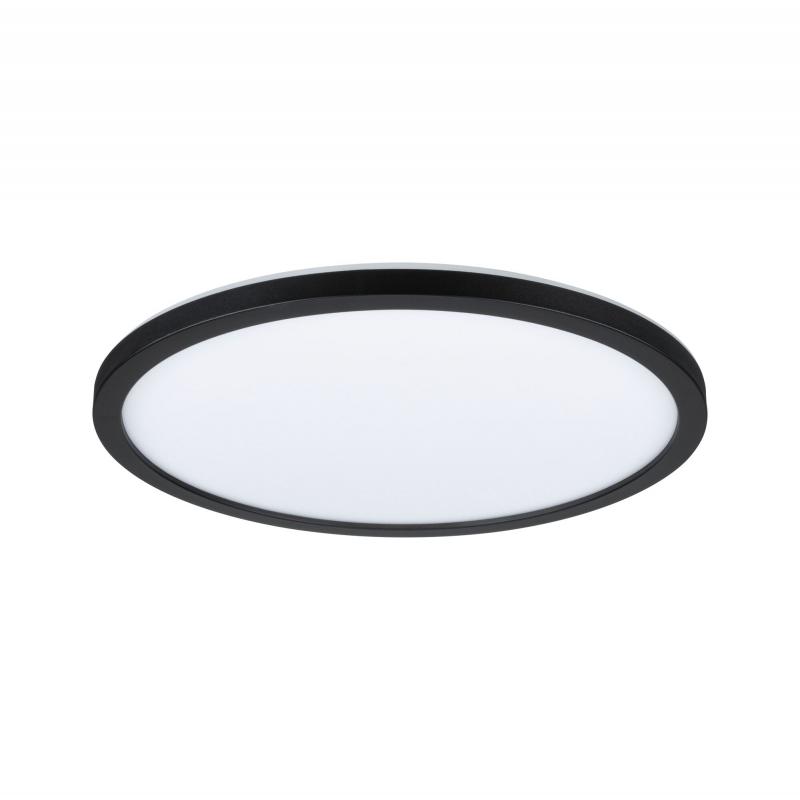 Paulmann 70998 LED Panel Atria Shine Backlight rund modern schlicht warmweiß Schwarz