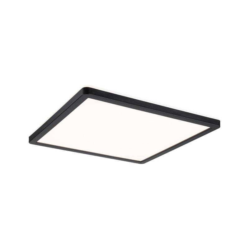 Paulmann Atria Shine LED-Panel 16W 1600 lm 3000K warmweiß nicht dimmbar 293 x 293 mm schwarz